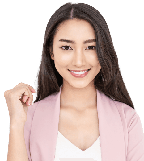 A picture of a woman happy with Air Corporate services